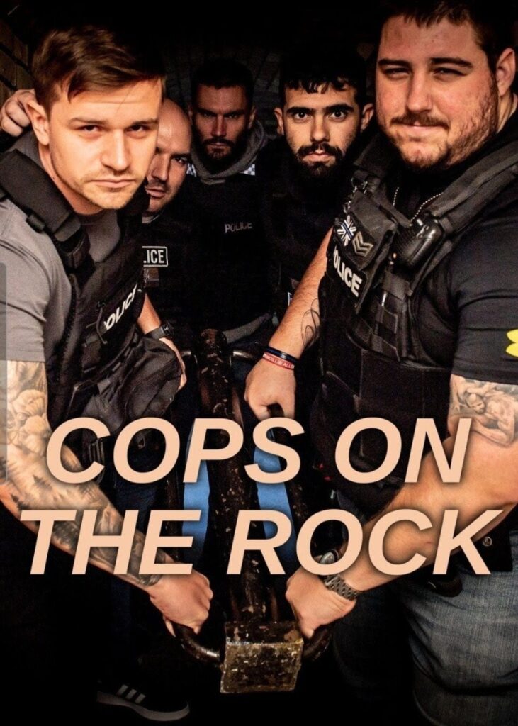 Cops on the rock - documentary series, poster